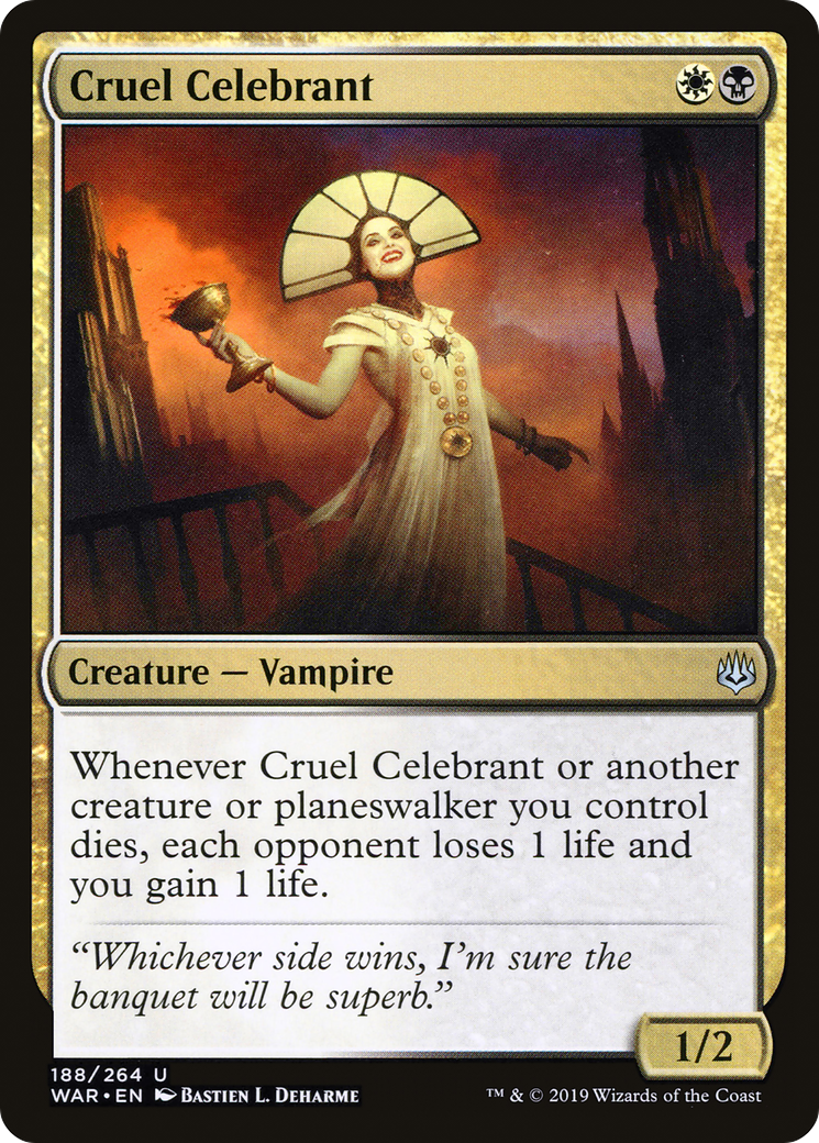 Cruel Celebrant [War of the Spark] - Trinity Hobby