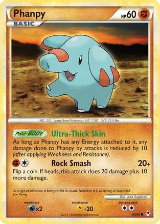 Phanpy (66/95) [HeartGold & SoulSilver: Call of Legends] - Trinity Hobby