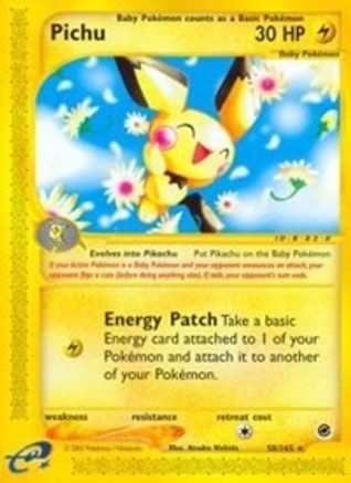 Pichu (58/165) [Expedition: Base Set] - Trinity Hobby