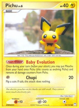 Pichu (93/123) [Diamond & Pearl: Mysterious Treasures] - Trinity Hobby