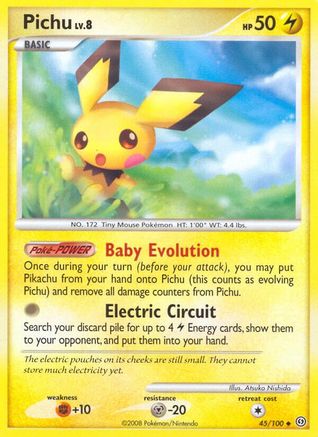 Pichu (45/100) [Diamond & Pearl: Stormfront] - Trinity Hobby