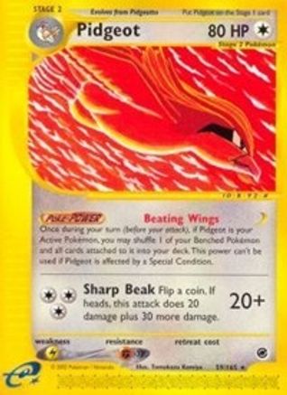 Pidgeot (59/165) [Expedition: Base Set] - Trinity Hobby