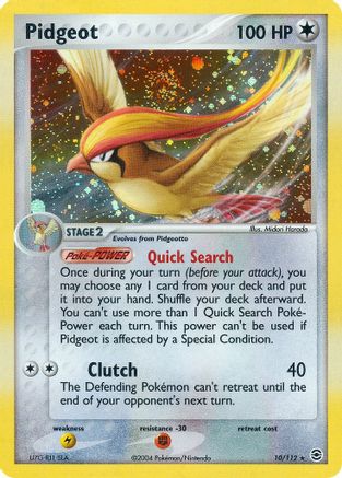 Pidgeot (10/112) [EX: FireRed & LeafGreen] - Trinity Hobby
