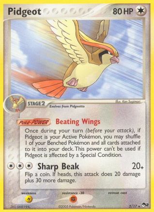 Pidgeot (2/17) [POP Series 2] - Trinity Hobby