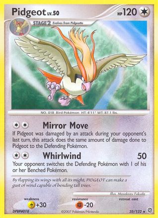 Pidgeot (35/132) [Diamond & Pearl: Secret Wonders] - Trinity Hobby