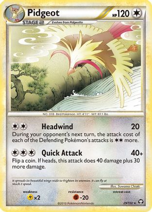 Pidgeot (29/102) [HeartGold & SoulSilver: Triumphant] - Trinity Hobby
