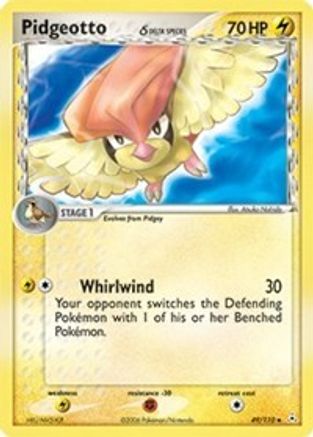 Pidgeotto (49/110) (Delta Species) (Stamped) [EX: Holon Phantoms] - Trinity Hobby