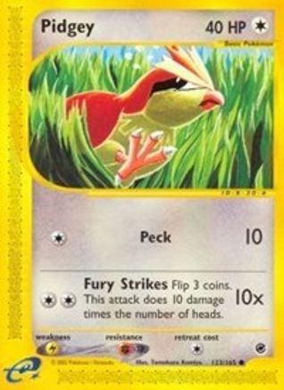 Pidgey (123/165) [Expedition: Base Set] - Trinity Hobby