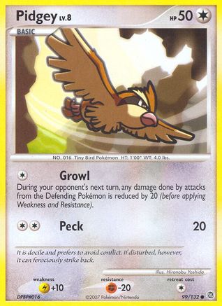 Pidgey (99/132) [Diamond & Pearl: Secret Wonders] - Trinity Hobby