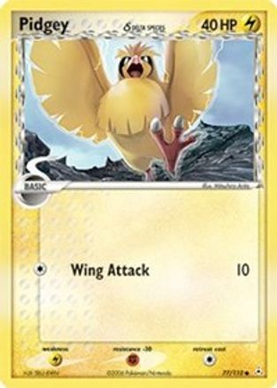 Pidgey (77/110) (Delta Species) [EX: Holon Phantoms] - Trinity Hobby