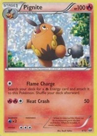 Pignite (4/12) [McDonald's Promos: 2012 Collection] - Trinity Hobby