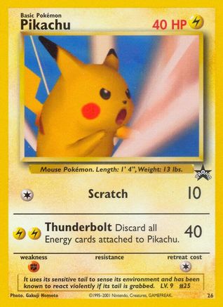 Pikachu (26) [Wizards of the Coast: Black Star Promos] - Trinity Hobby