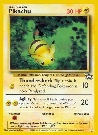 Pikachu (27) [Wizards of the Coast: Black Star Promos] - Trinity Hobby