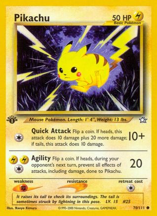 Pikachu (70/111) [Neo Genesis 1st Edition] - Trinity Hobby