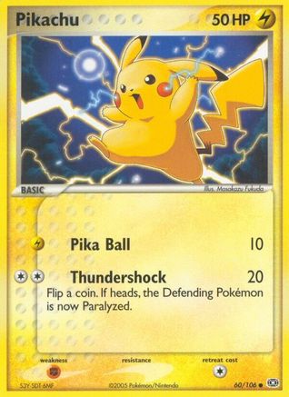Pikachu (60/106) [EX: Emerald] - Trinity Hobby