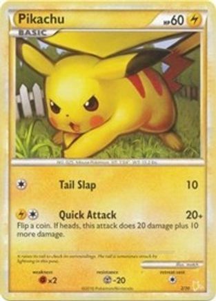 Pikachu (16/30) [HeartGold & SoulSilver: Trainer Kit - Raichu] - Trinity Hobby