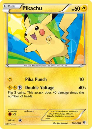 Pikachu (50/149) [Black & White: Boundaries Crossed] - Trinity Hobby