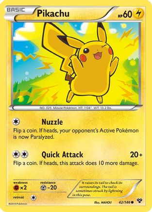 Pikachu (42/146) [XY: Base Set] - Trinity Hobby