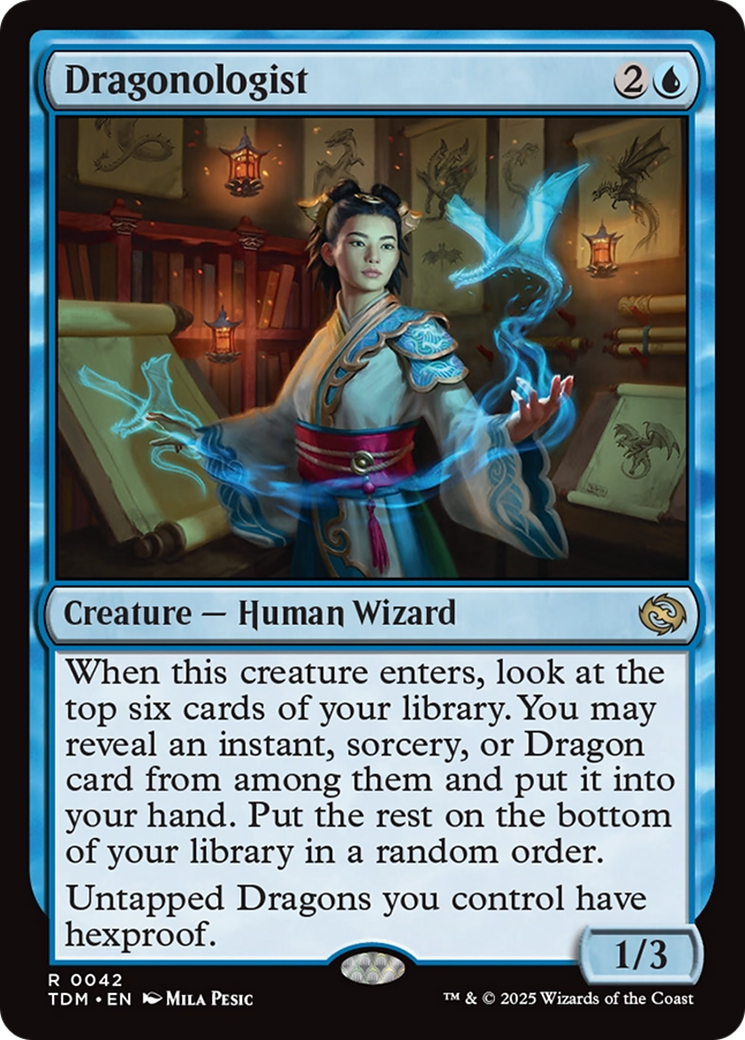 Dragonologist  [Foil]  (TDM-042) - [Tarkir: Dragonstorm]