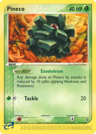 Pineco (71/97) [EX: Dragon] - Trinity Hobby