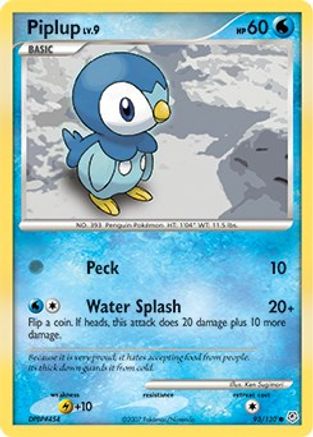 Piplup (93/130) [Diamond & Pearl: Base Set] - Trinity Hobby