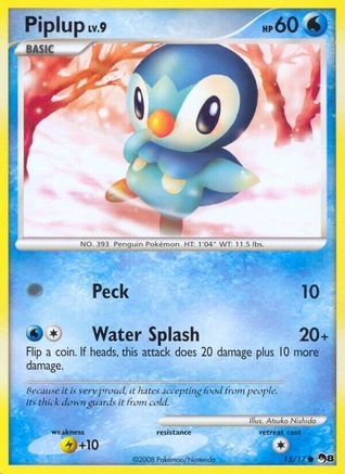 Piplup (15/17) [POP Series 8] - Trinity Hobby