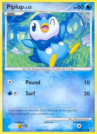 Piplup (121/147) [Platinum: Supreme Victors] - Trinity Hobby
