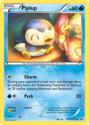 Piplup (RC6/RC25) [Black & White: Legendary Treasures] - Trinity Hobby