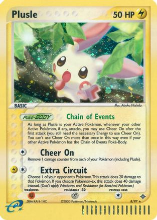 Plusle (8/97) [EX: Dragon] - Trinity Hobby