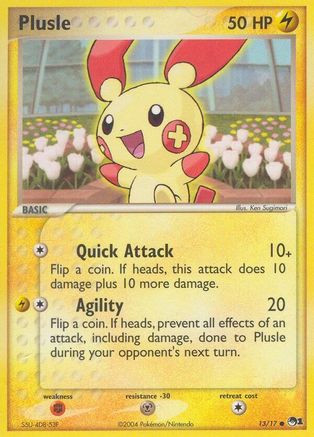 Plusle (13/17) [POP Series 1] - Trinity Hobby