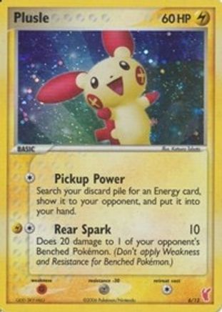 Plusle (6/12) [EX: Trainer Kit 2 - Plusle] - Trinity Hobby