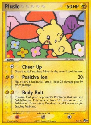 Plusle (5/17) [POP Series 3] - Trinity Hobby
