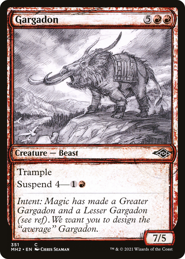 Gargadon (Sketch) [Modern Horizons 2] - Trinity Hobby
