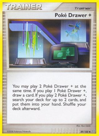 Poke Drawer + (89/100) [Diamond & Pearl: Stormfront] - Trinity Hobby