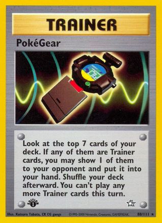 PokeGear (88/111) [Neo Genesis 1st Edition] - Trinity Hobby