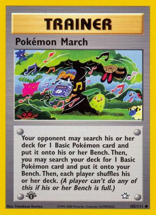 Pokemon March (102/111) [Neo Genesis Unlimited] - Trinity Hobby