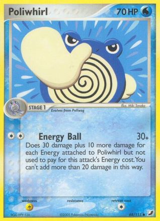 Poliwhirl (68/115) (Stamped) [EX: Unseen Forces] - Trinity Hobby