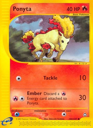 Ponyta (102/147) [Aquapolis] - Trinity Hobby