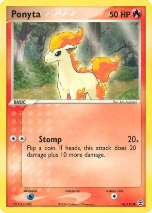 Ponyta (76/112) [EX: FireRed & LeafGreen] - Trinity Hobby