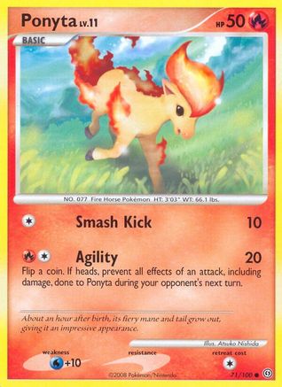 Ponyta (71/100) [Diamond & Pearl: Stormfront] - Trinity Hobby