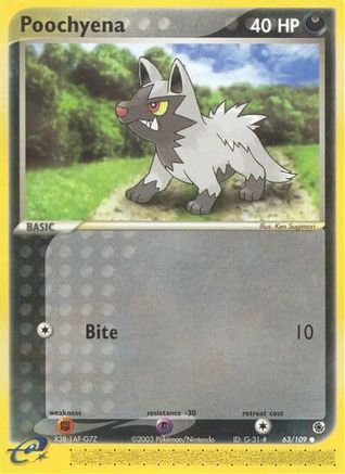 Poochyena (63/109) [EX: Ruby & Sapphire] - Trinity Hobby