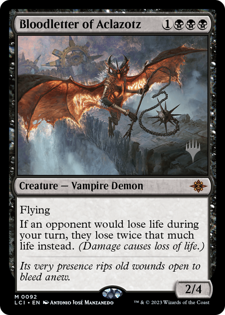 Bloodletter of Aclazotz (Promo Pack) [The Lost Caverns of Ixalan Promos] - Trinity Hobby