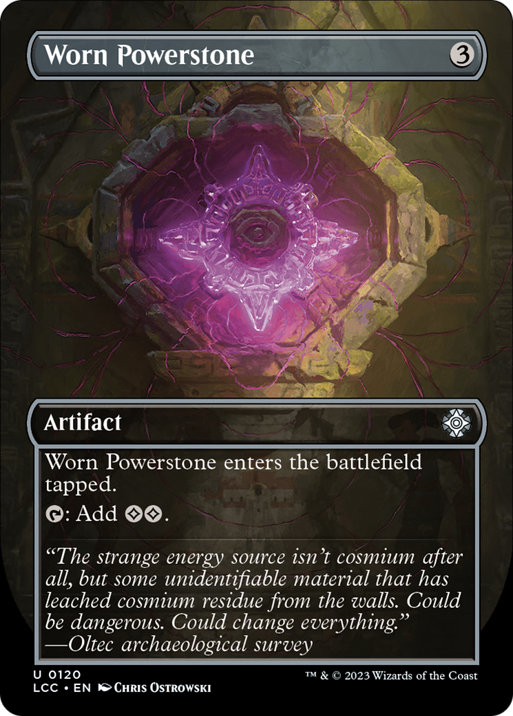 Worn Powerstone (Borderless) [The Lost Caverns of Ixalan Commander] - Trinity Hobby