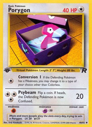 Porygon (48/82) [Team Rocket Unlimited] - Trinity Hobby