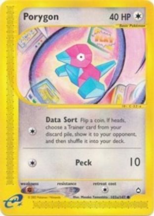 Porygon (103b/147) [Aquapolis] - Trinity Hobby