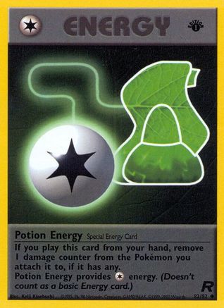 Potion Energy (82/82) [Team Rocket 1st Edition] - Trinity Hobby