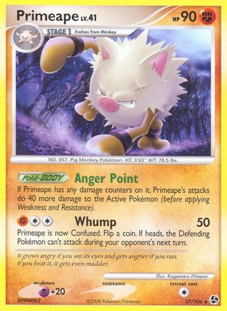 Primeape (27/106) [Diamond & Pearl: Great Encounters] - Trinity Hobby