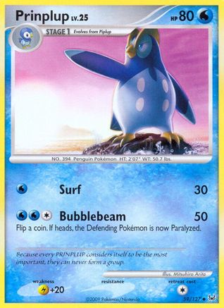 Prinplup (59/127) [Platinum: Base Set] - Trinity Hobby