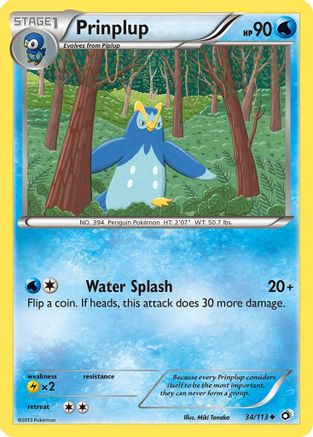 Prinplup (34/113) [Black & White: Legendary Treasures] - Trinity Hobby