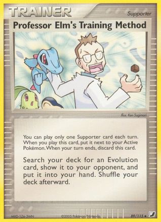 Professor Elm's Training Method (89/115) [EX: Unseen Forces] - Trinity Hobby